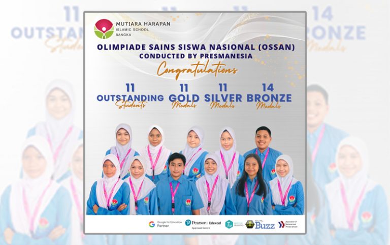 Junior High Mutiara Harapan Islamic School (MHIS) Bangka Raih 42 medali selama 6 Bulan
