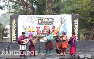 Pelajar SMP se-Pangkalpinang Tampilkan Dambus, Wali Kota: Jadi Ruang Belajar dan Aktualisasi